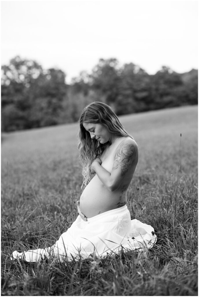 NJ Farm Homestead Maternity Photography by Sydney Madison Creative 