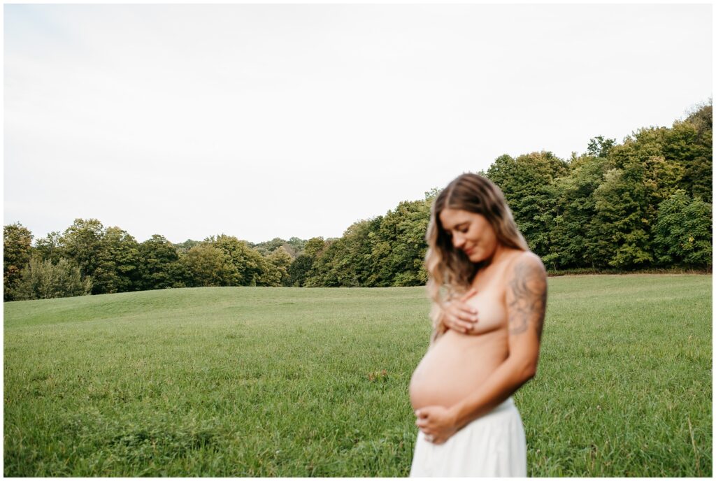 NJ Farm Homestead Maternity Photography by Sydney Madison Creative 