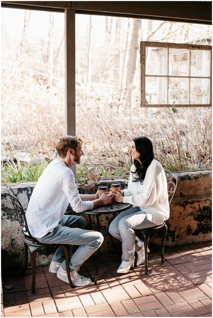 Coffee Shop Engagement Session by Sydney Madison Creative