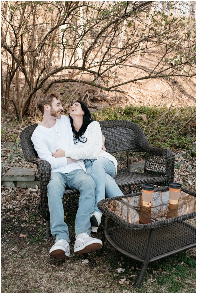 Coffee Shop Engagement Session by Sydney Madison Creative