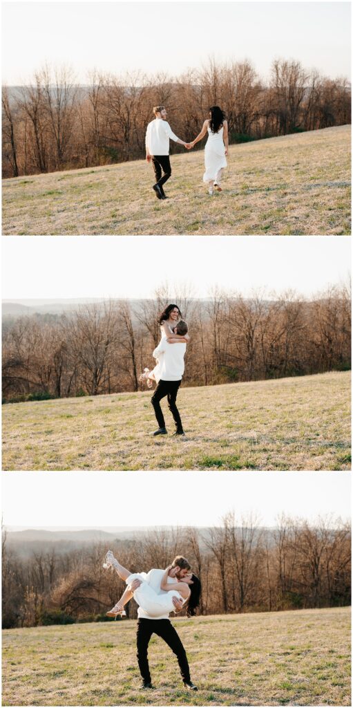 Meadow Engagement Session at Wallkill River Wildlife Refuge by Sydney Madison Creative