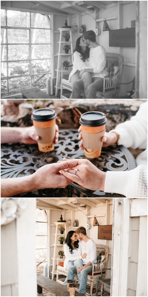 Coffee Shop Engagement Session by Sydney Madison Creative