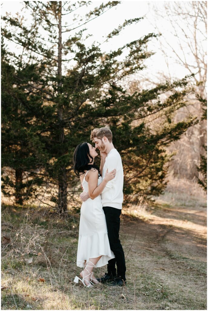 Woodsy Engagement Session at Wallkill River Wildlife Refuge by Sydney Madison Creative