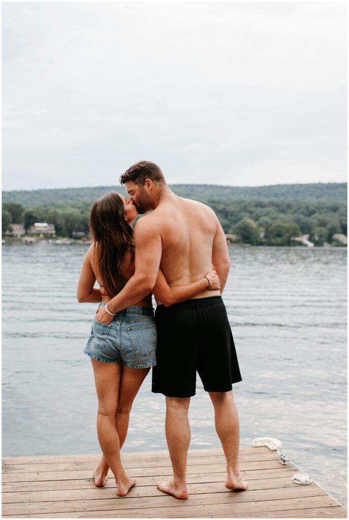 Summer Greenwood Lake NY Boat Engagement Photography by Sydney Madison Creative 