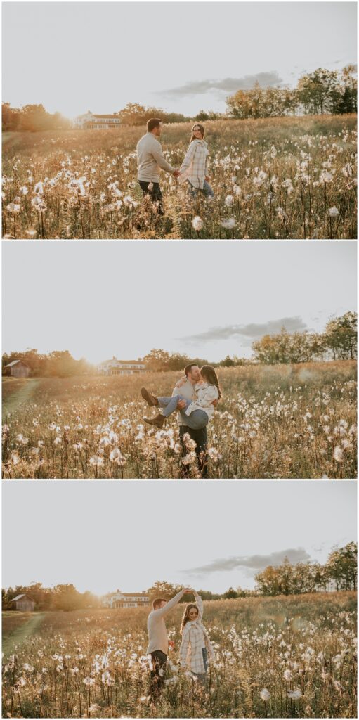 NJ Farmhouse Meadow Engagement Session by Sydney Madison Creative