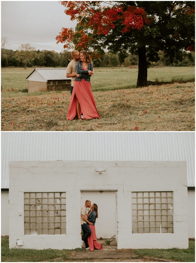 Fall Farm Engagement Session by Sydney Madison Creative