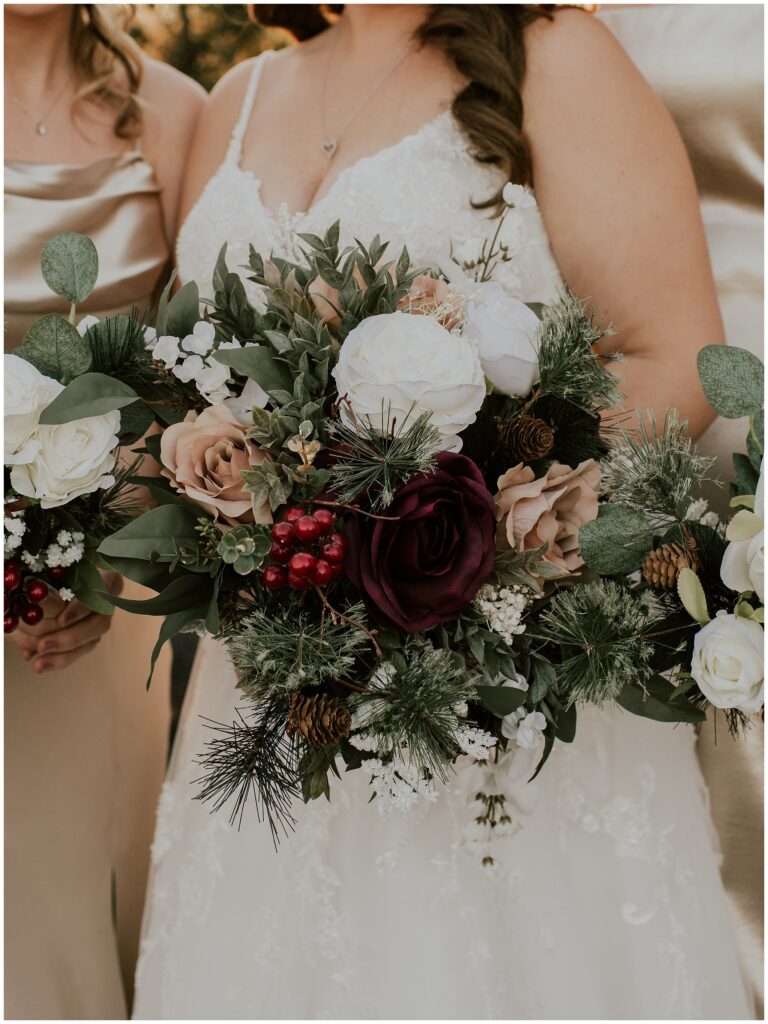 Winter Wedding Bridal Bouquet, Photography by Sydney Madison Creative