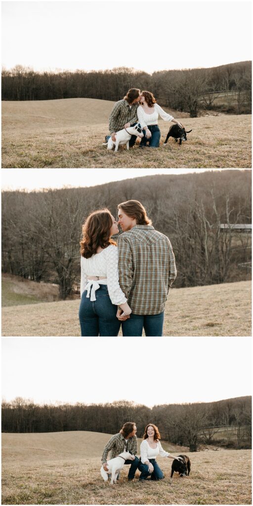 Winter Farm Engagement Session by Sydney Madison Creative