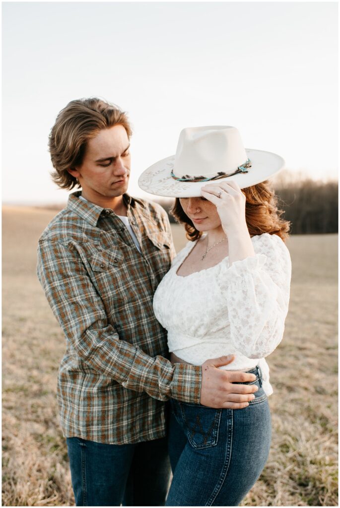 NJ Winter Farm Engagement Session by Sydney Madison Creative