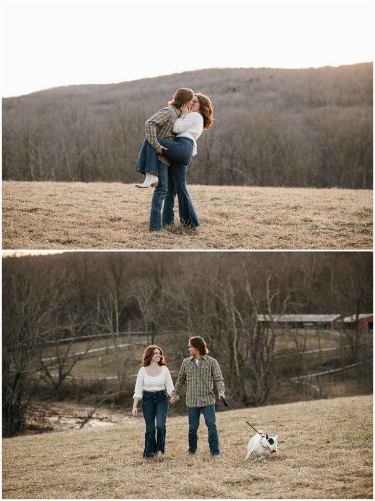 Fall Farm Couples Photos by Sydney Madison Creative