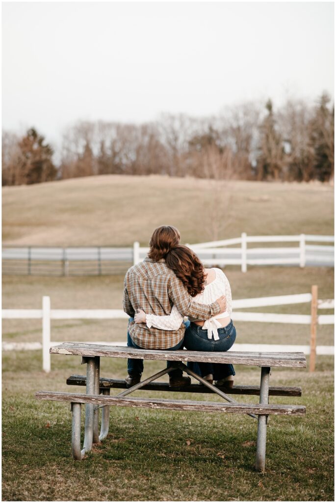 Fall Farm Couples Photos by Sydney Madison Creative