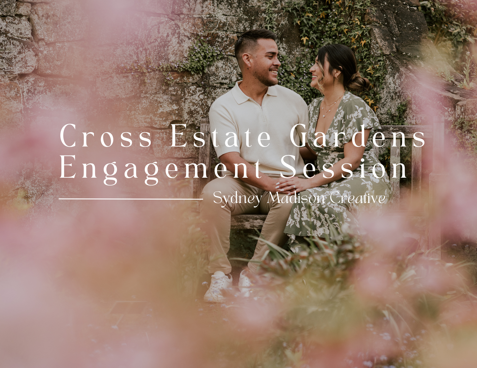 Cross Estate Gardens Engagement Session by Sydney Madison