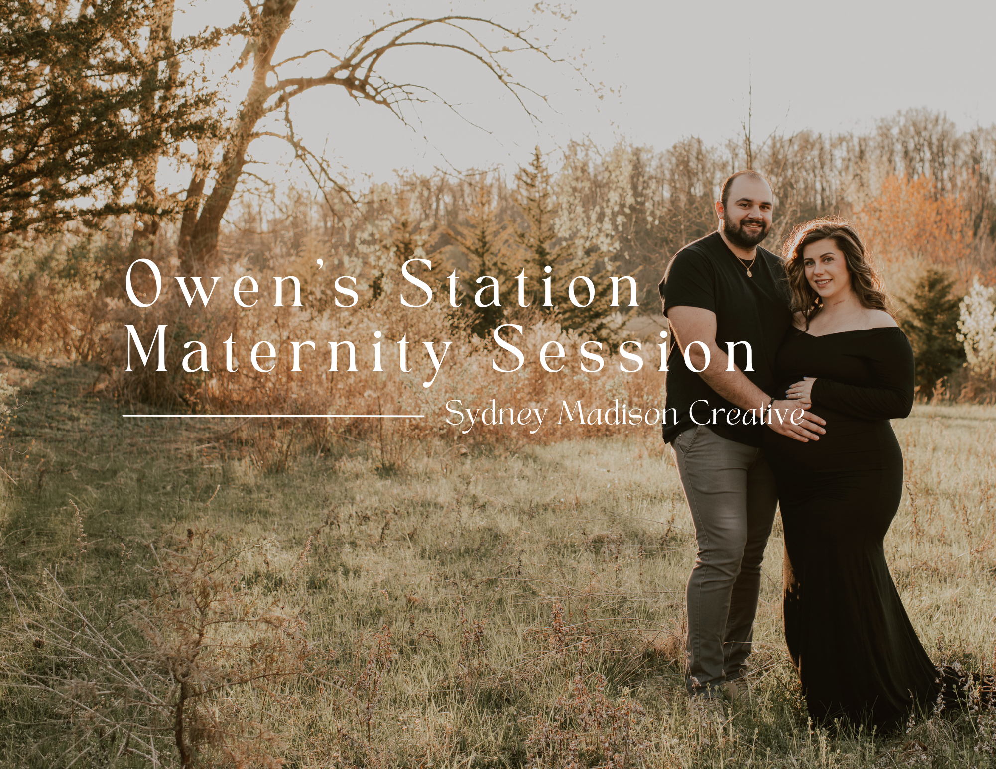 Sarah & Angelo Maternity Session at Owen's Station NJ by Sydney Madison Creative