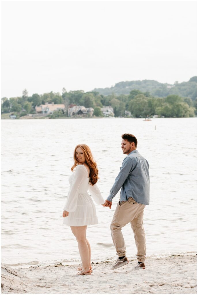 Lake Mohawk Engagement Session by Sydney Madison Creative