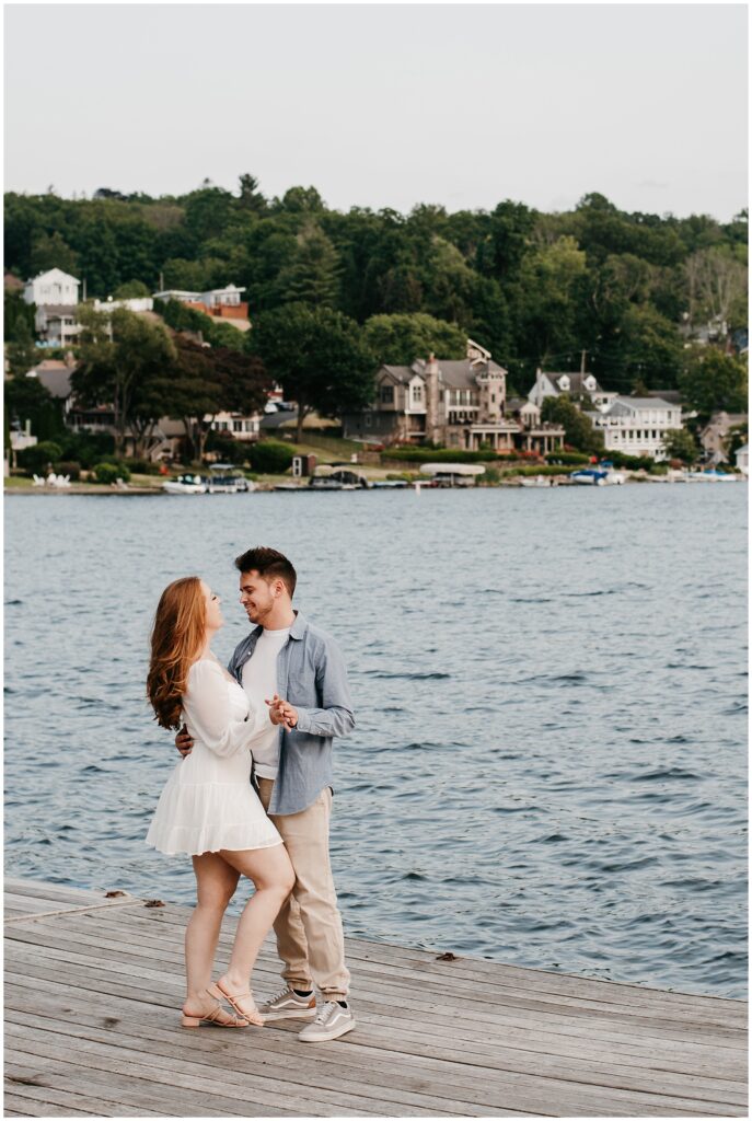 NJ Lake Engagement Photography by Sydney Madison Creative