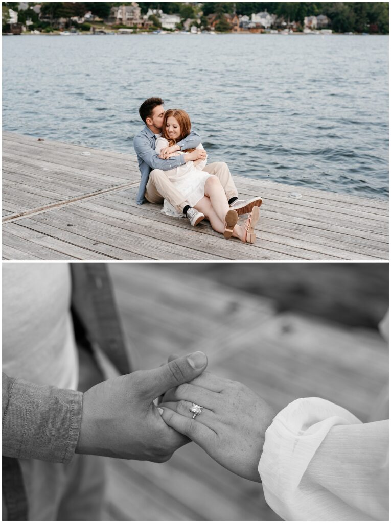 NJ Lake Engagement Photography by Sydney Madison Creative