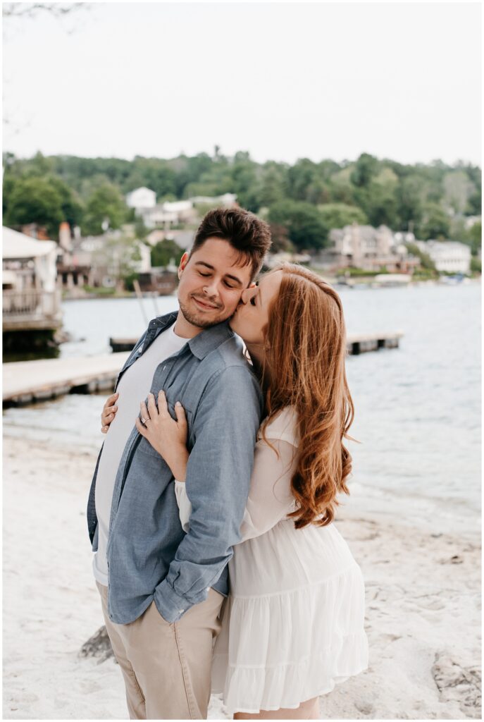 Lake Mohawk Engagement Session by Sydney Madison Creative