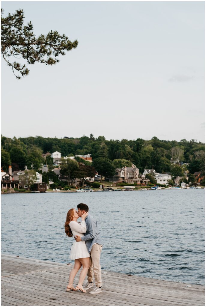 NJ Lake Couples Photography by Sydney Madison Creative