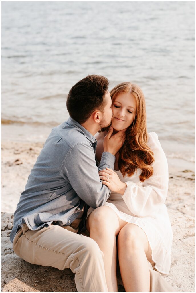 NJ Lake Couples Photography by Sydney Madison Creative