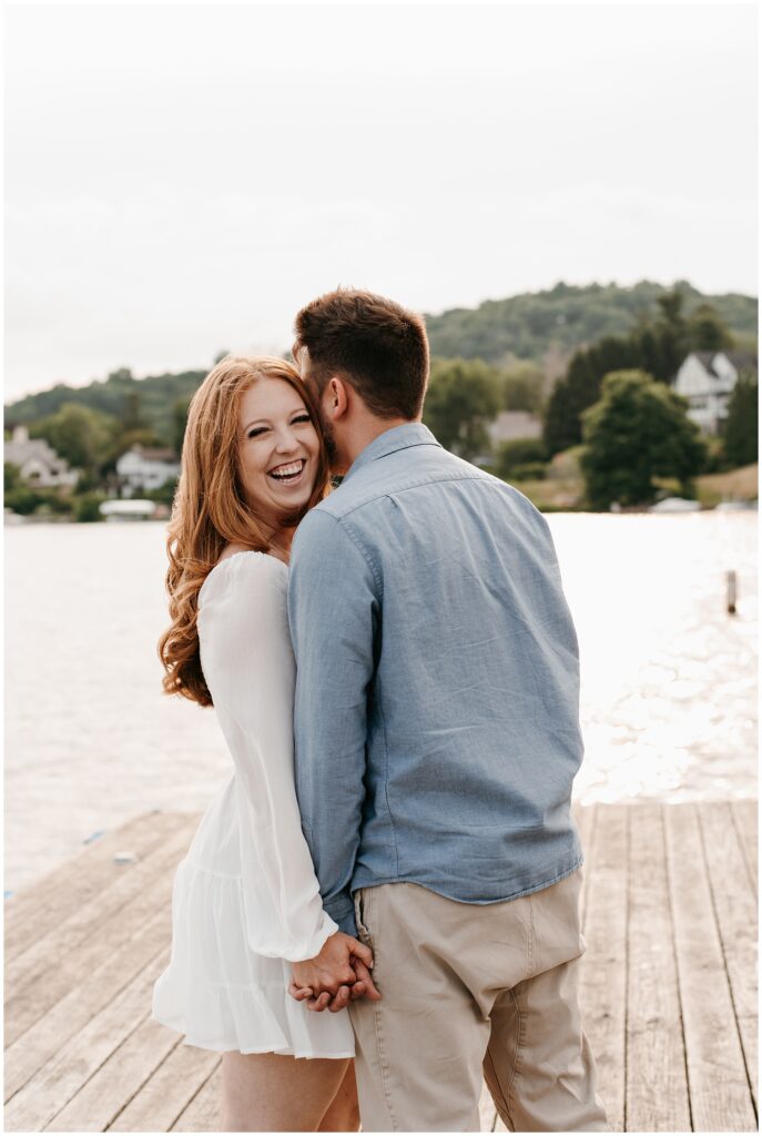 NJ Lake Couples Photography by Sydney Madison Creative