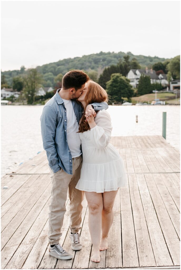 Lake Mohawk Engagement Session by Sydney Madison Creative