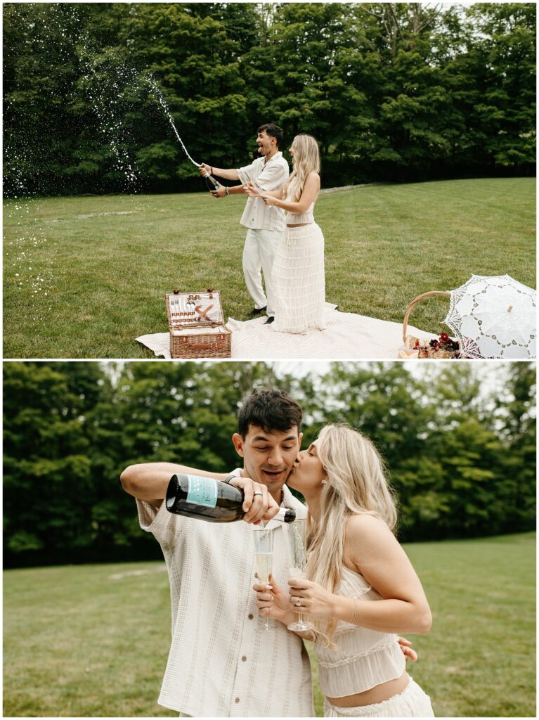 Picnic Engagement Photography by Sydney Madison Creative