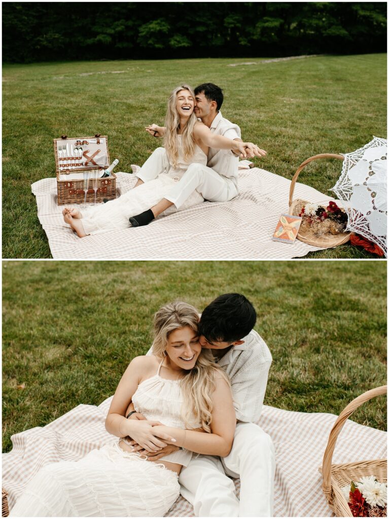 Picnic Engagement Photography by Sydney Madison Creative