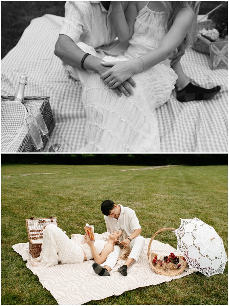 Picnic Engagement Photography by Sydney Madison Creative