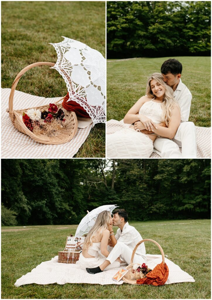 Picnic Engagement Photography by Sydney Madison Creative