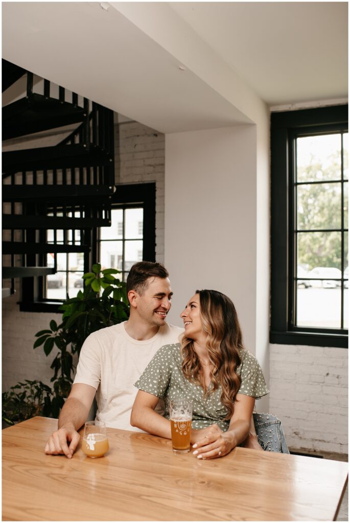 NJ Couples Photos at a Brewery by Sydney Madison Creative