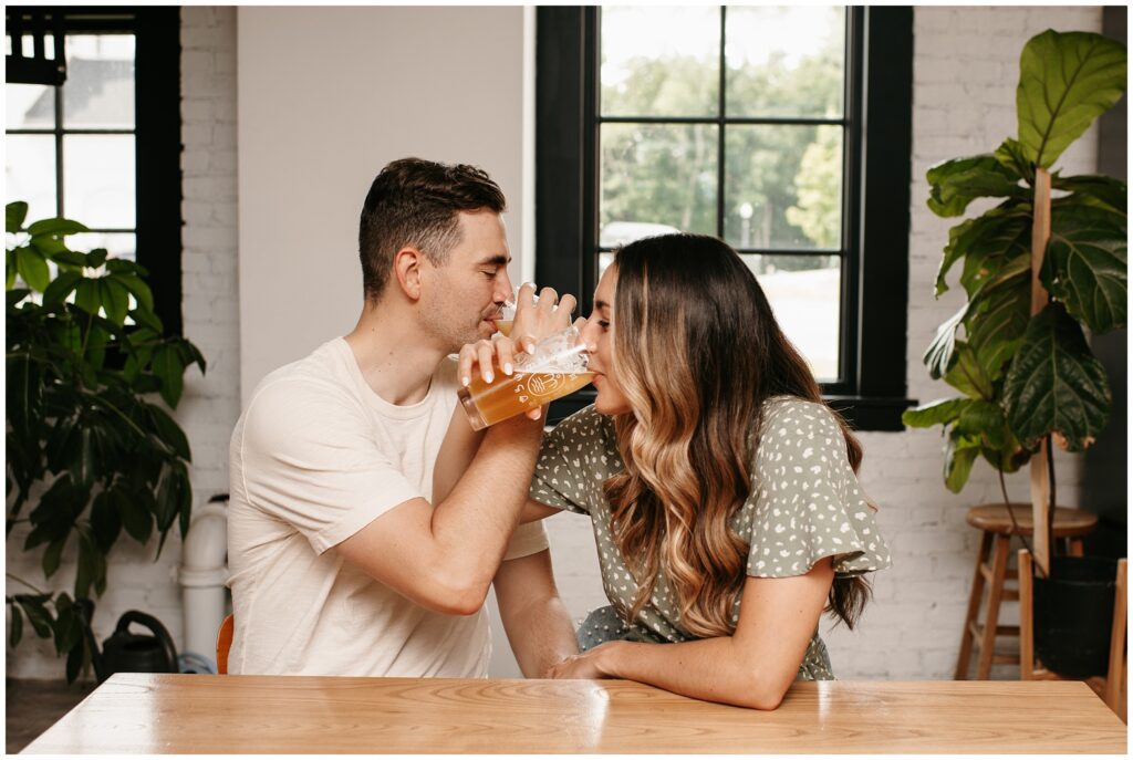 NJ Couples Photos at a Brewery by Sydney Madison Creative