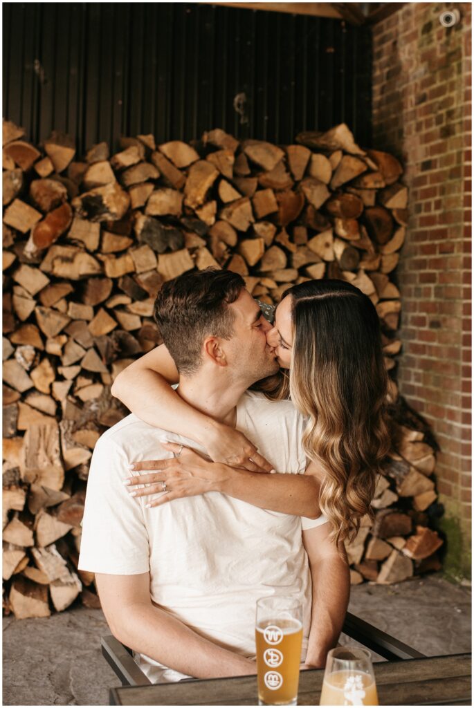 NJ Couples Photos at a Brewery by Sydney Madison Creative