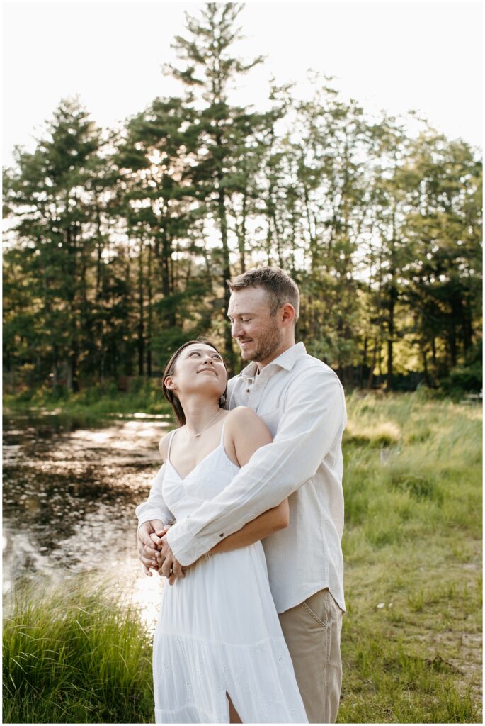 Stokes State Forest Lake Engagement Photos by Sydney Madison Creative