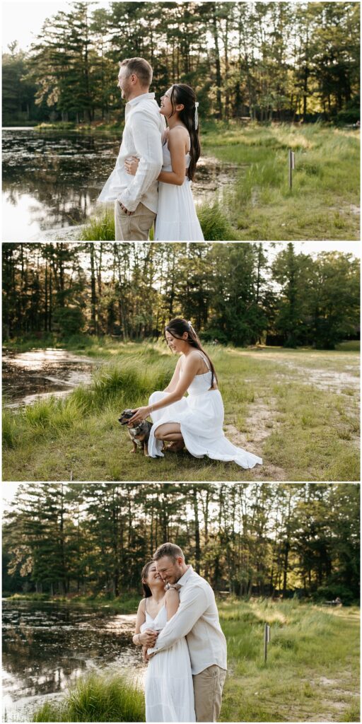 Lake Engagement Photos by Sydney Madison Creative