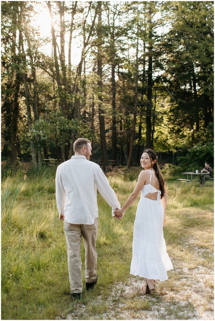 Stokes State Forest Engagement Photos by Sydney Madison Creative