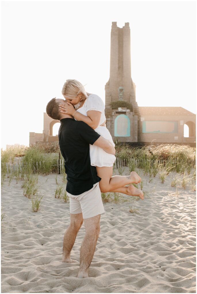 Asbury Beach Engagement Photography Session by Sydney Madison Creative