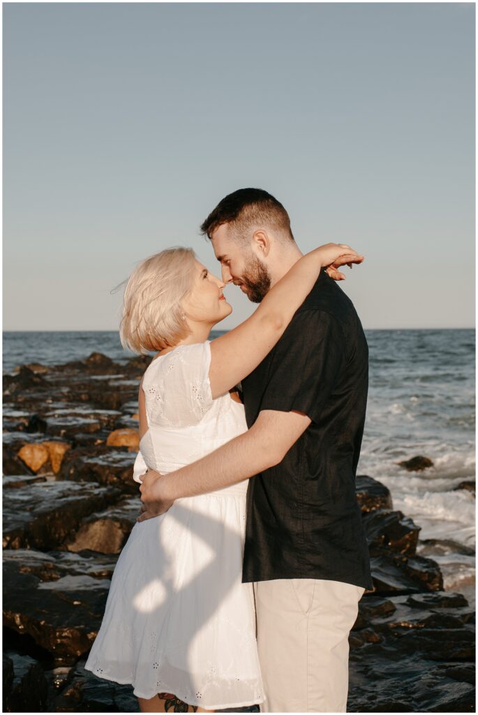 Asbury Beach Jetty Engagement Photography Session by Sydney Madison Creative