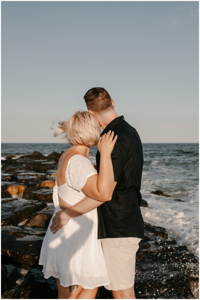 Asbury Beach Jetty Engagement Photography Session by Sydney Madison Creative