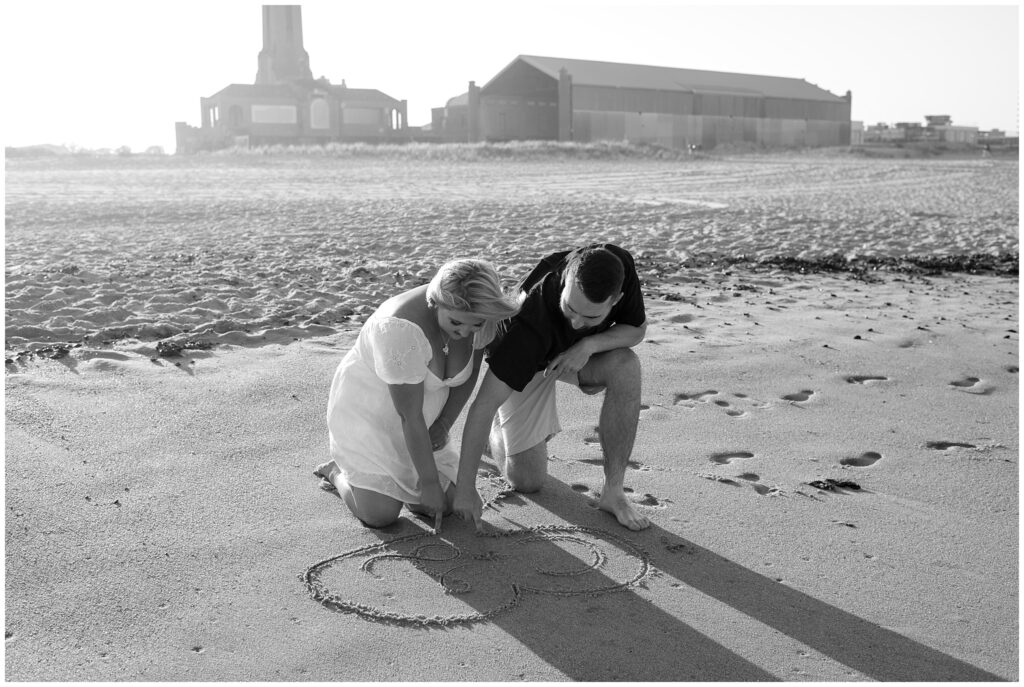 Asbury Beach Engagement Photography Session by Sydney Madison Creative