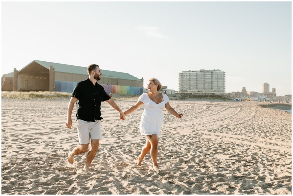 Asbury Beach Engagement Photography Session by Sydney Madison Creative