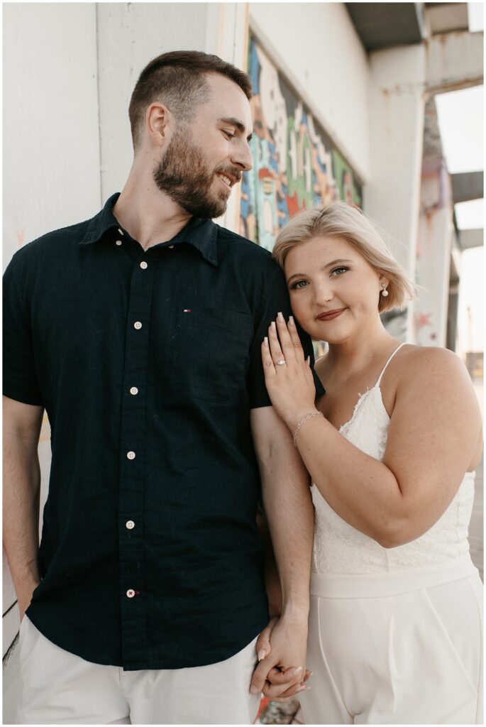 Asbury Boardwalk Engagement Photography Session by Sydney Madison Creative