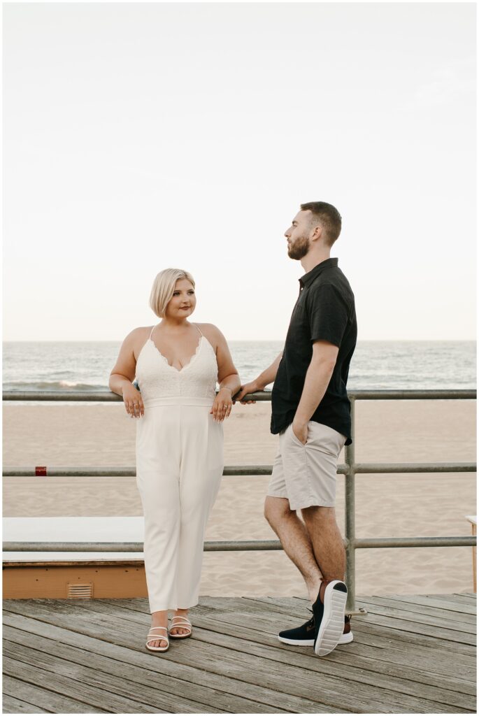 Asbury Beach Engagement Photography Session by Sydney Madison Creative