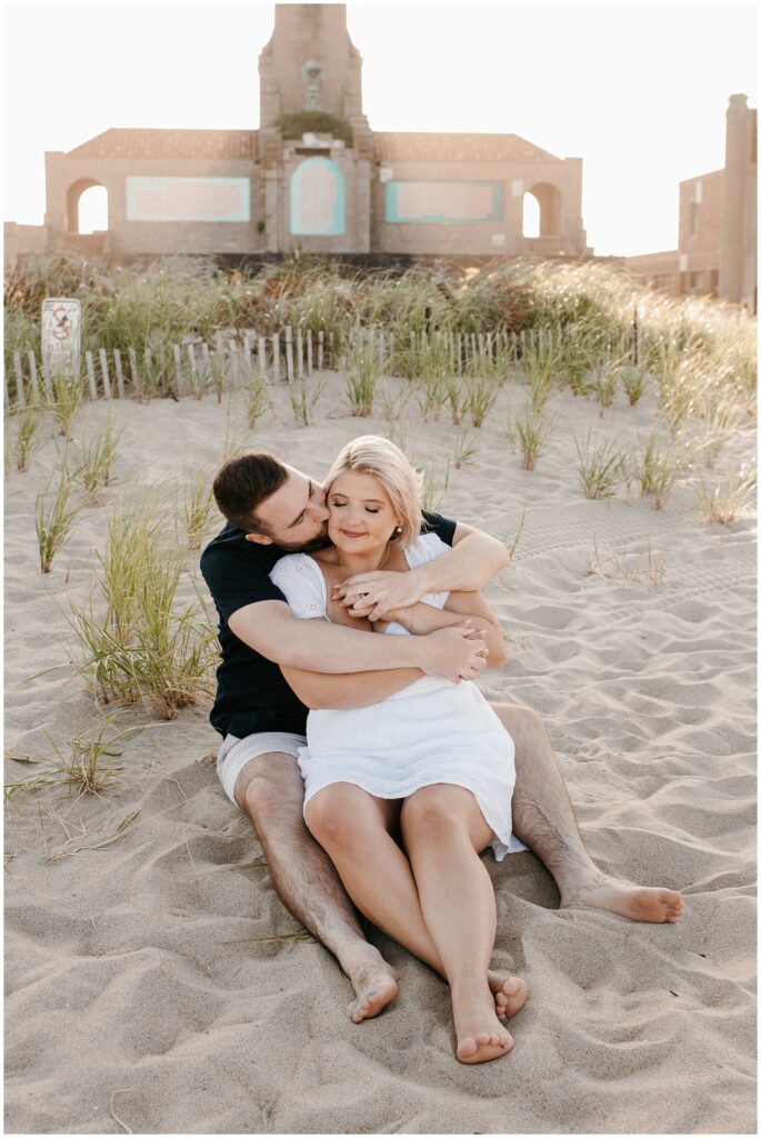 Asbury Beach Engagement Photography Session by Sydney Madison Creative