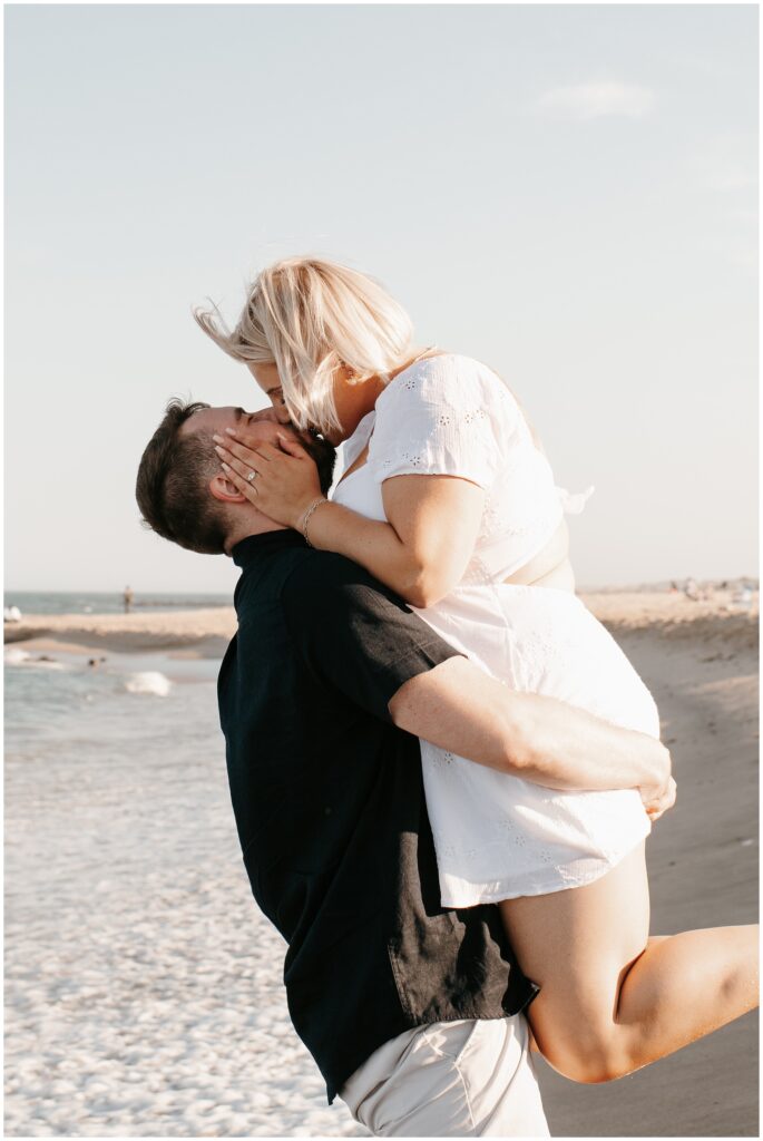 Asbury Beach Engagement Photography Session by Sydney Madison Creative