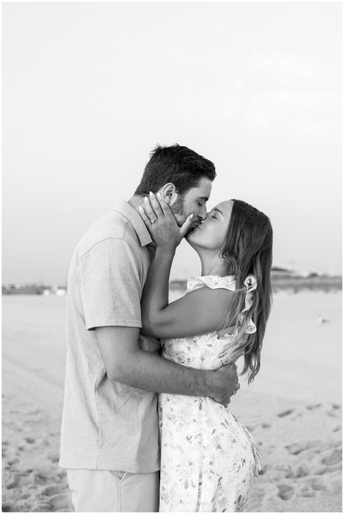 Beach Engagement in NJ by Sydney Madison Creative