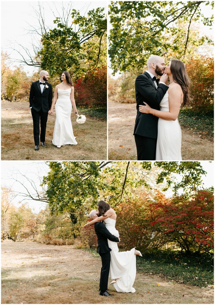 Outdoor Bride and Groom Wedding Portraits, NJ by Sydney Madison Creative