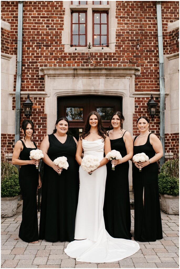 Bridal Party Photos at The Community House of Moorestown, NJ by Sydney Madison Creative