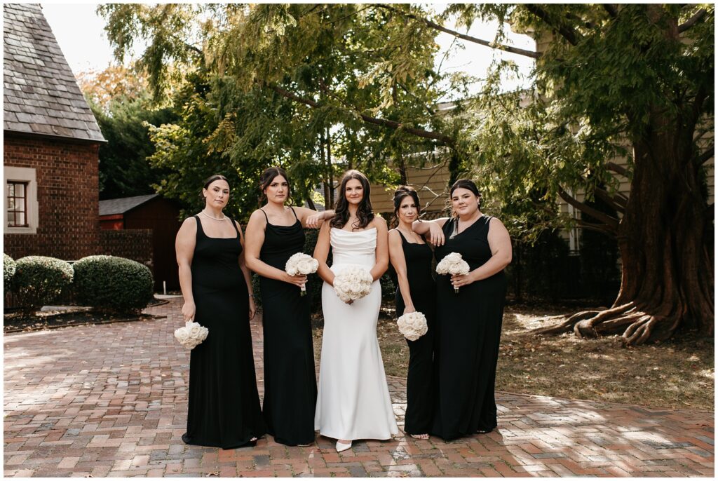 Bridal Party Photos at The Community House of Moorestown, NJ by Sydney Madison Creative