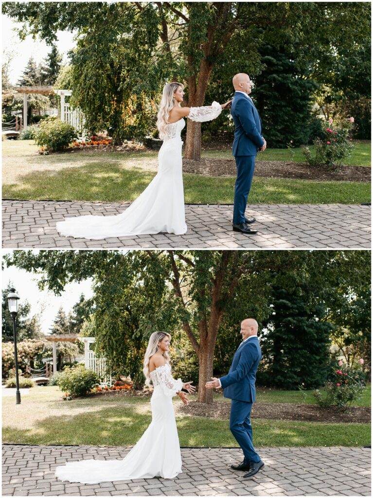 NJ Bride & Dad First Look Wedding Photos by Sydney Madison Creative