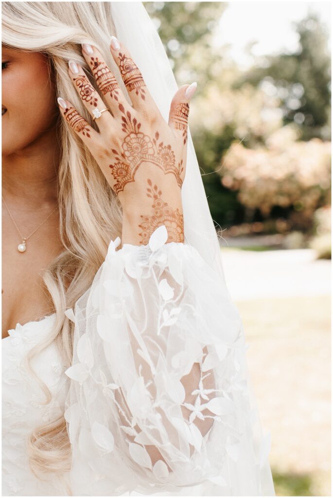 Bridal Henna, Bridal Portraits by Sydney Madison Creative, NJ Wedding Photography